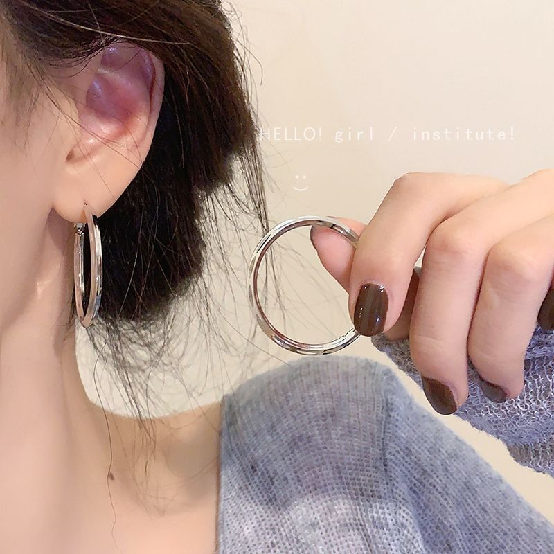 Irregular Circles Earrings For Women Exaggerated Earclip Earrings
