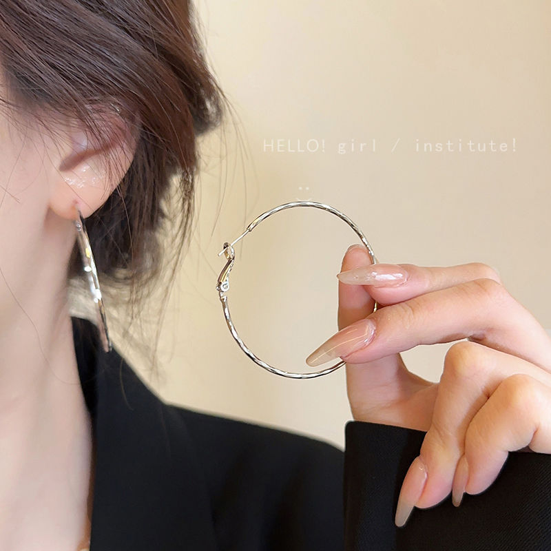 Irregular Circles Earrings For Women Exaggerated Earclip Earrings
