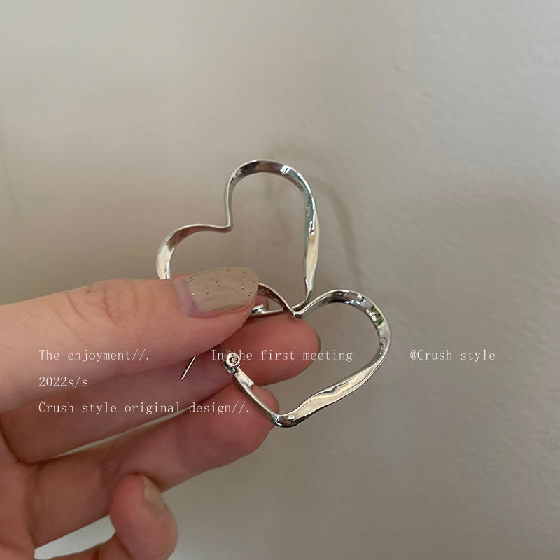 Irregular Circles Earrings For Women Exaggerated Earclip Earrings